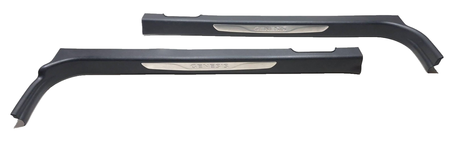2013 Hyundai Genesis Coupe Door Interior Sill Scuff Trim Cover Left & Right OEM