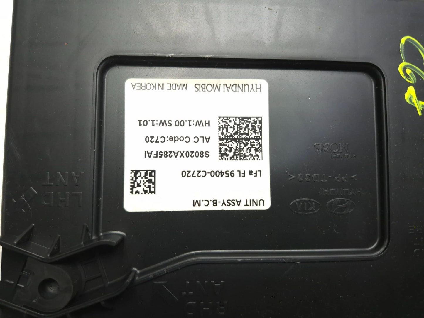 2018 Hyundai Sonata Bcm Body Control Module 95400-c2720 OEM