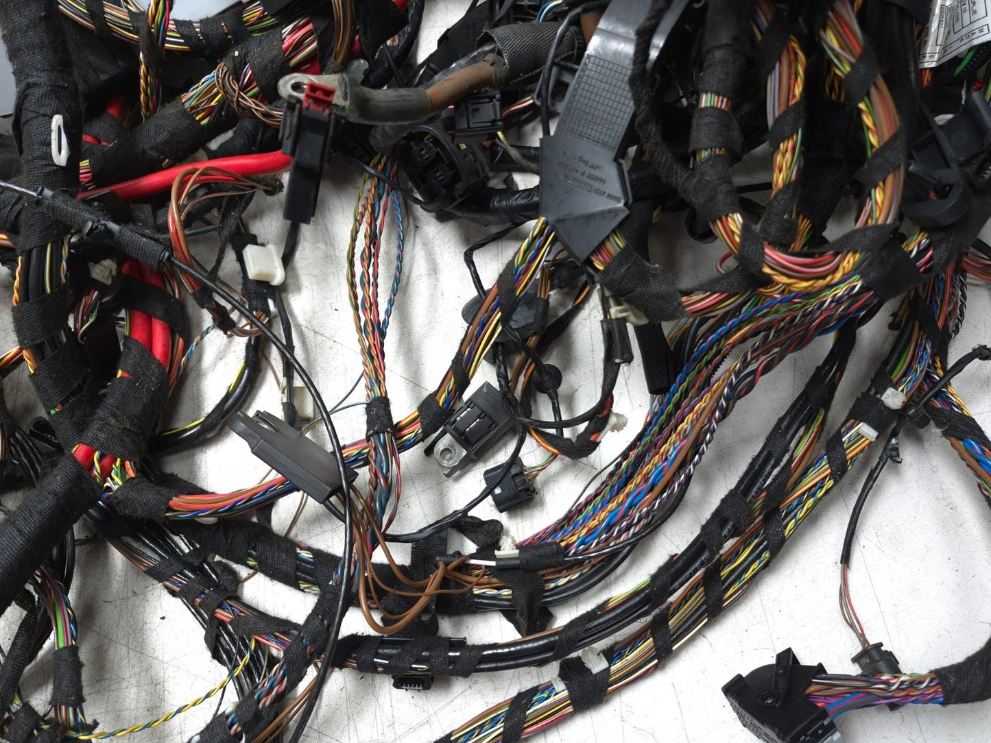 2013 BMW 328i F30 Main Body Wire Harness W/ Fuse Box OEM