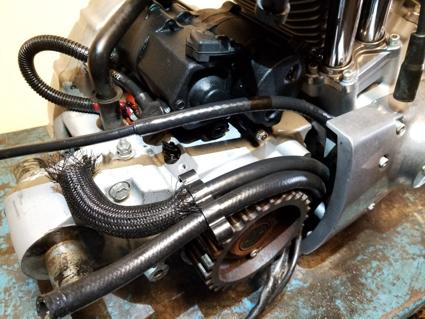 2009 Harley Davidson Xl883 Sportster Engine W/transmission 3,410 Miles