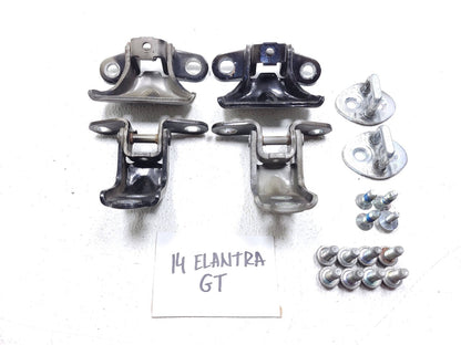 2014 Hyundai Elantra Gt Door Hinge Front & Rear Left Driver Side Set OEM