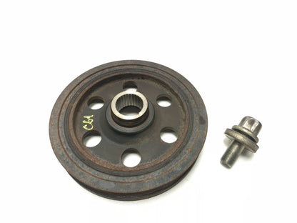 2007 Honda Fit Crankshaft Pulley Harmonic Balancer OEM