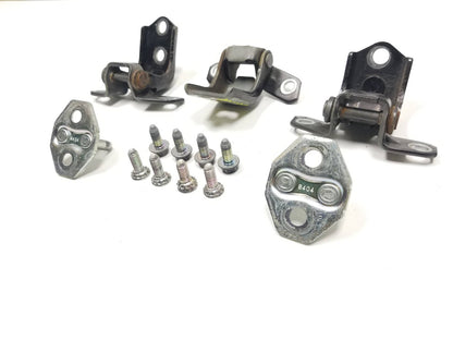 2009 Mazda Cx-7 Passenger Side Door Hinge & Striker 6pcs W/ Bolt 8pcs OEM