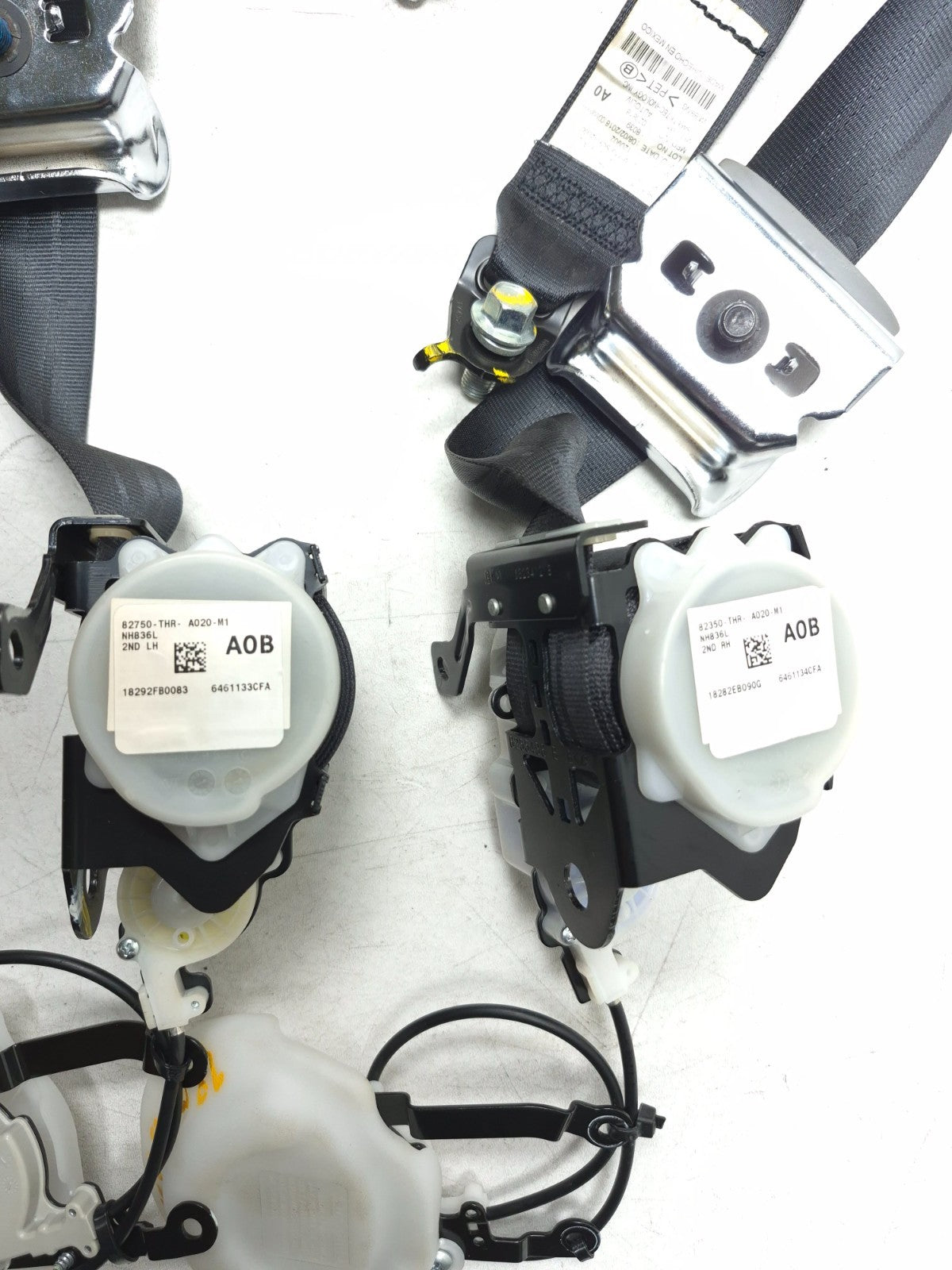 2018 Honda Odyssey Front & 2nd Row Seat Belt Retractor Left & Right OEM