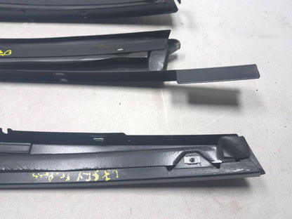 2007 Cadillac SRX Exterior Door Pillar Molding Trim Left & Right 4pcs  OEM