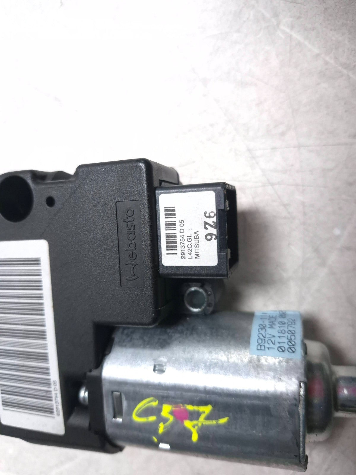 2010 Nissan Maxima Sv Sunroof Motor 2pcs OEM