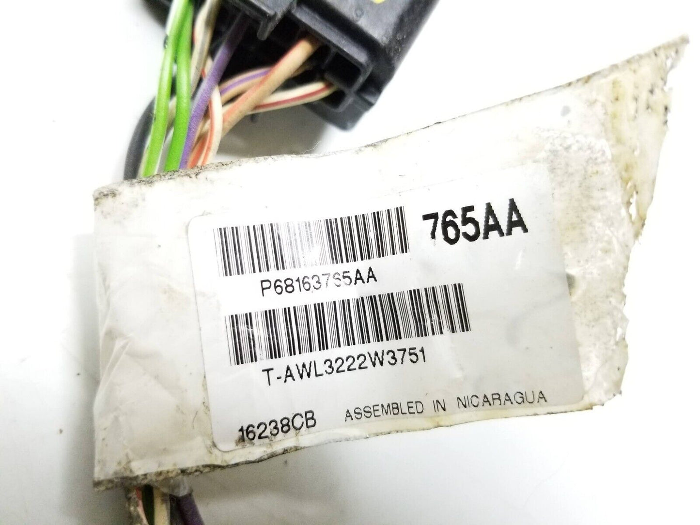 12 - 16 Dodge Grand Caravan Sliding Door Wire Harness Driver Side  *for Parts*