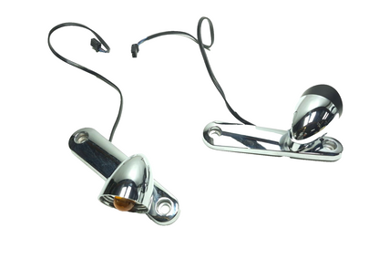 2007 Harley Touring Street Glide Front Turn Signal Left & Right Pair OEM