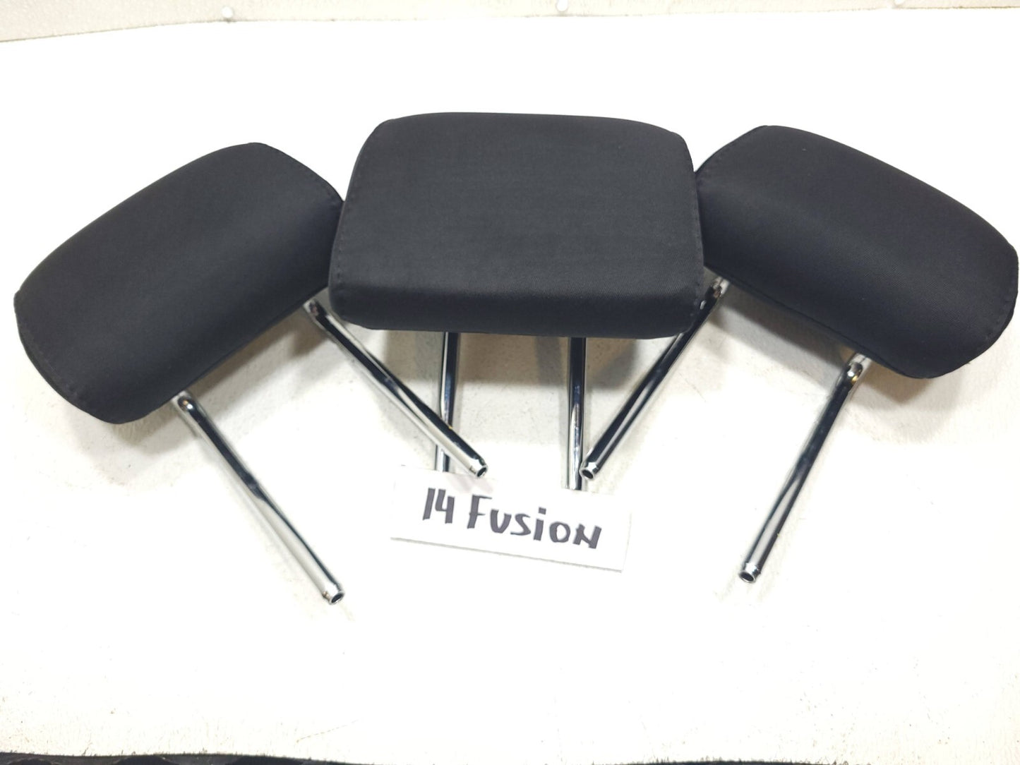 2014 Ford Fusion Rear Seat Headrest 3 Pcs OEM