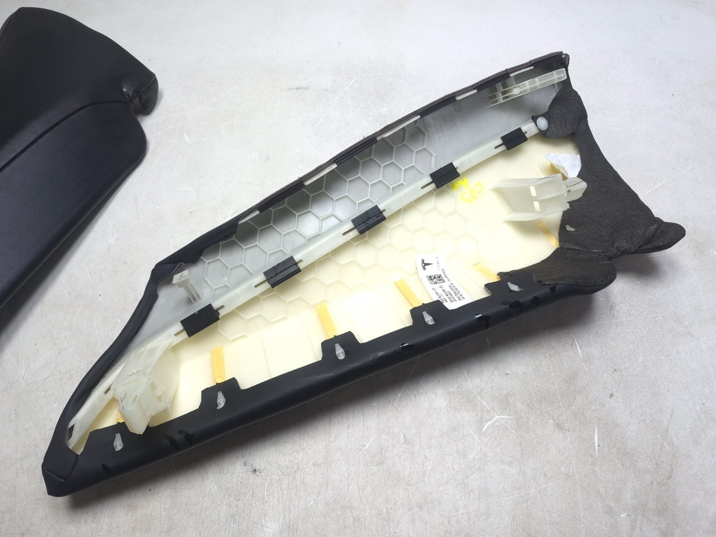 2019 Tesla Model 3 Rear Seat Bolster Trim Cushion Left & Right Pair OEM