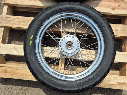 2006 Suzuki Gz250 Wheel Rim W/ Tire Front & Rear Pair R 16 R 15 OEM