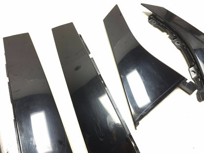 2017 Ford Focus Hatchback Door Pillar Applique Molding Front & Rear 6pcs OEM