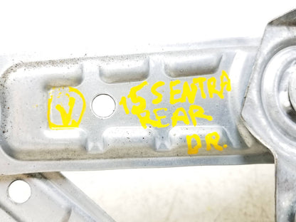 2015-2019 Nissan Sentra Door Window Regulator & Motor Rear Driver Side Left OEM