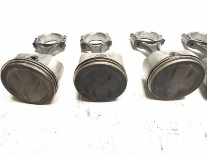Yale Forklift V6 4.3l Engine Piston W/ Connecting Rod 6 Pcs OEM