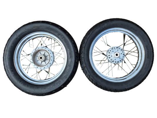2006 Suzuki Gz250 Wheel Rim W/ Tire Front & Rear Pair R 16 R 15 OEM