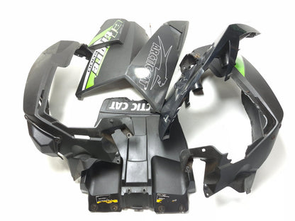 2014 Arctic Cat Zr6000 Side Fairing Cowl & Snow Flap Left & Right Set OEM