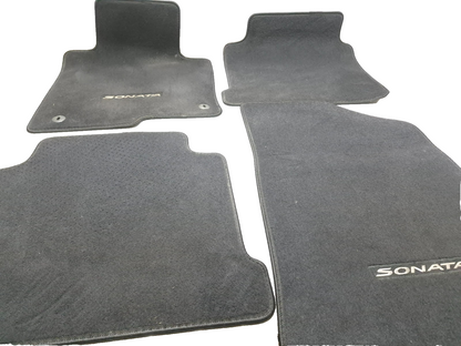 2018 Hyundai Sonata Floor Mat Carpet Front & Rear 4pcs OEM
