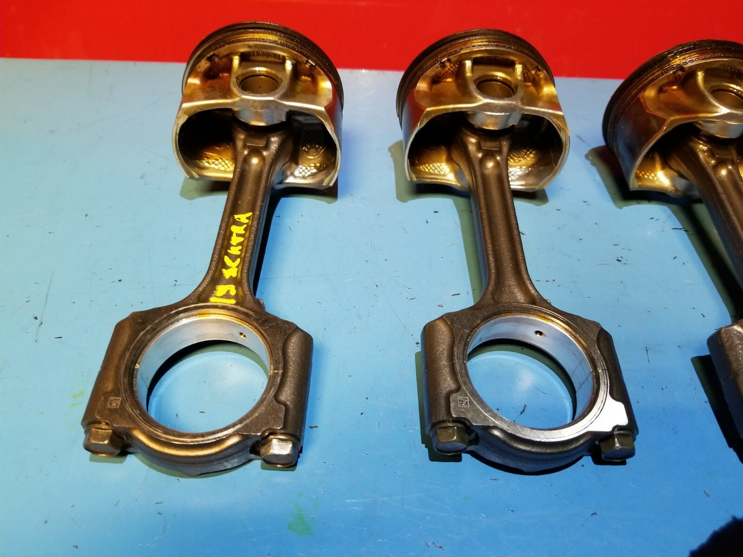 2019 Nissan Sentra Piston W/ Connecting Rod 4pcs OEM