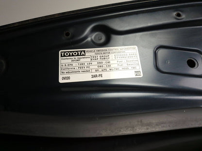 2012 Toyota Camry Hood OEM Paint 1h2