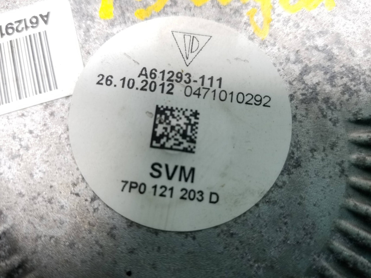 2013 Porsche Cayenne Cooling Fan Motor OEM