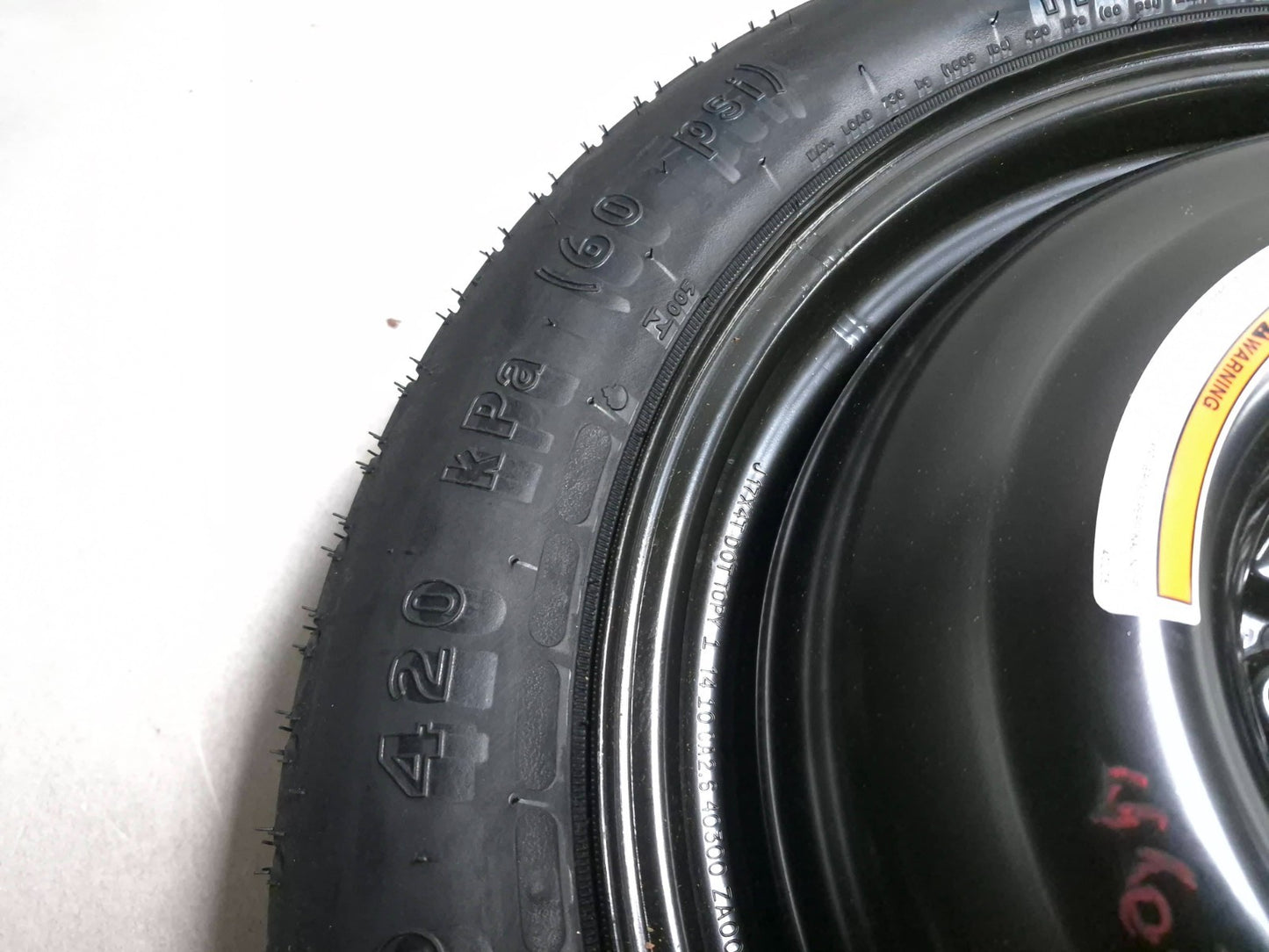 2010 Nissan Maxima Sv Spare Tire Wheel OEM