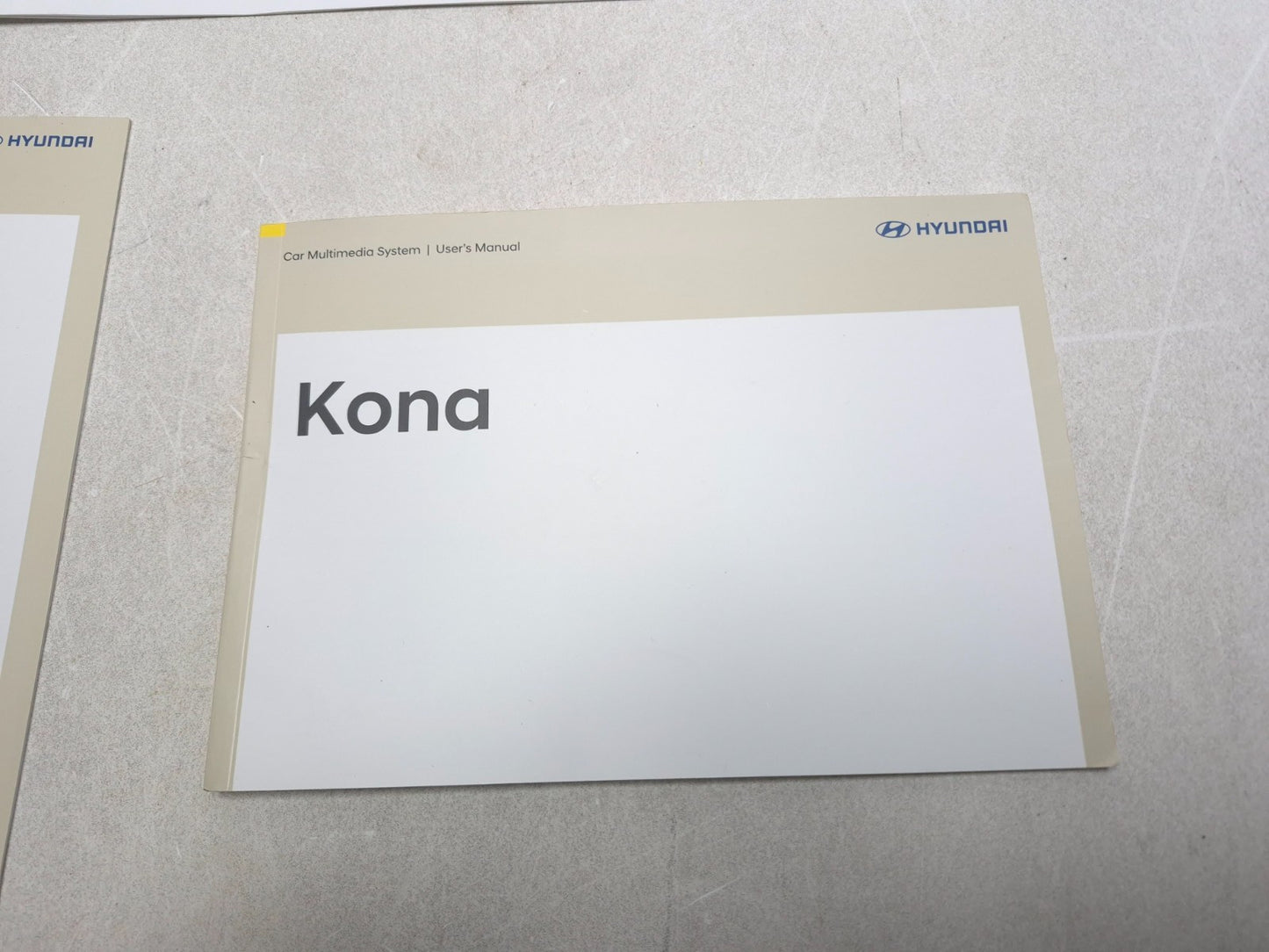 2019 Hyundai Kona Owner Manual Set OEM