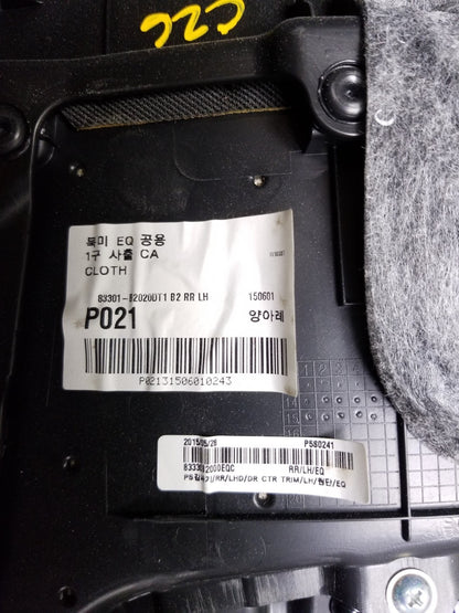 2014 - 2019 Kia Soul Door Panel Trim Rear Driver Side Left OEM