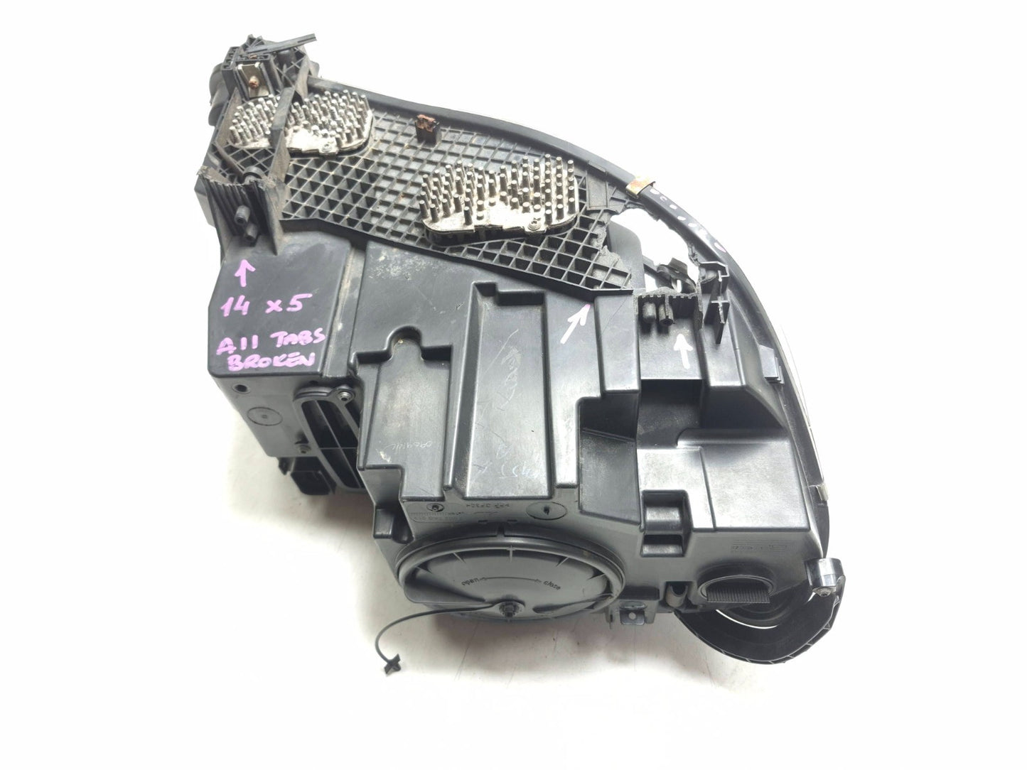 2014 BMW X5 F15 Headlight  Driver Side Left *broken Tab* OEM