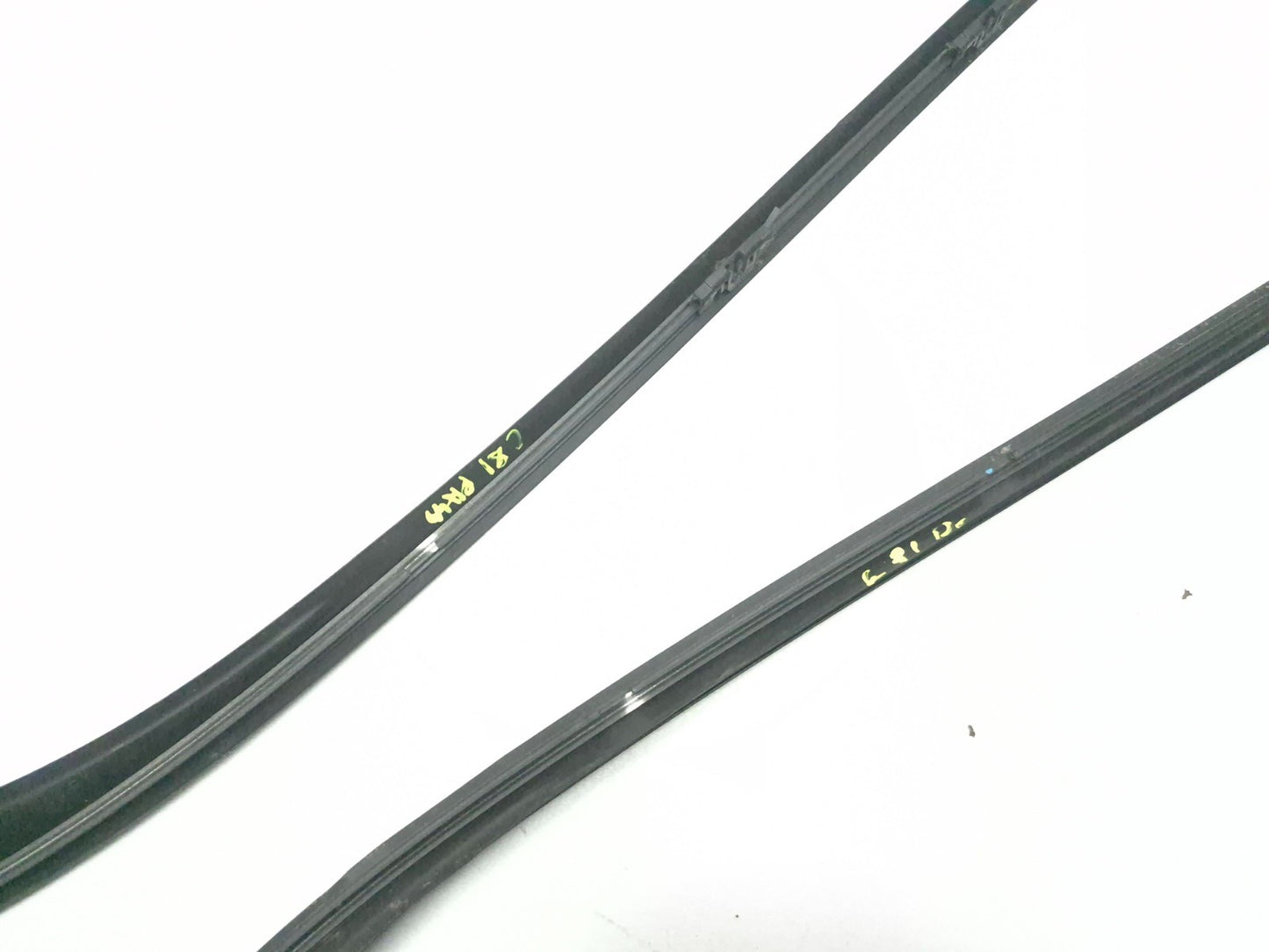 2013 Volvo S60 T5 Exterior Windshield A Pilar Molding Left & Right Pair OEM