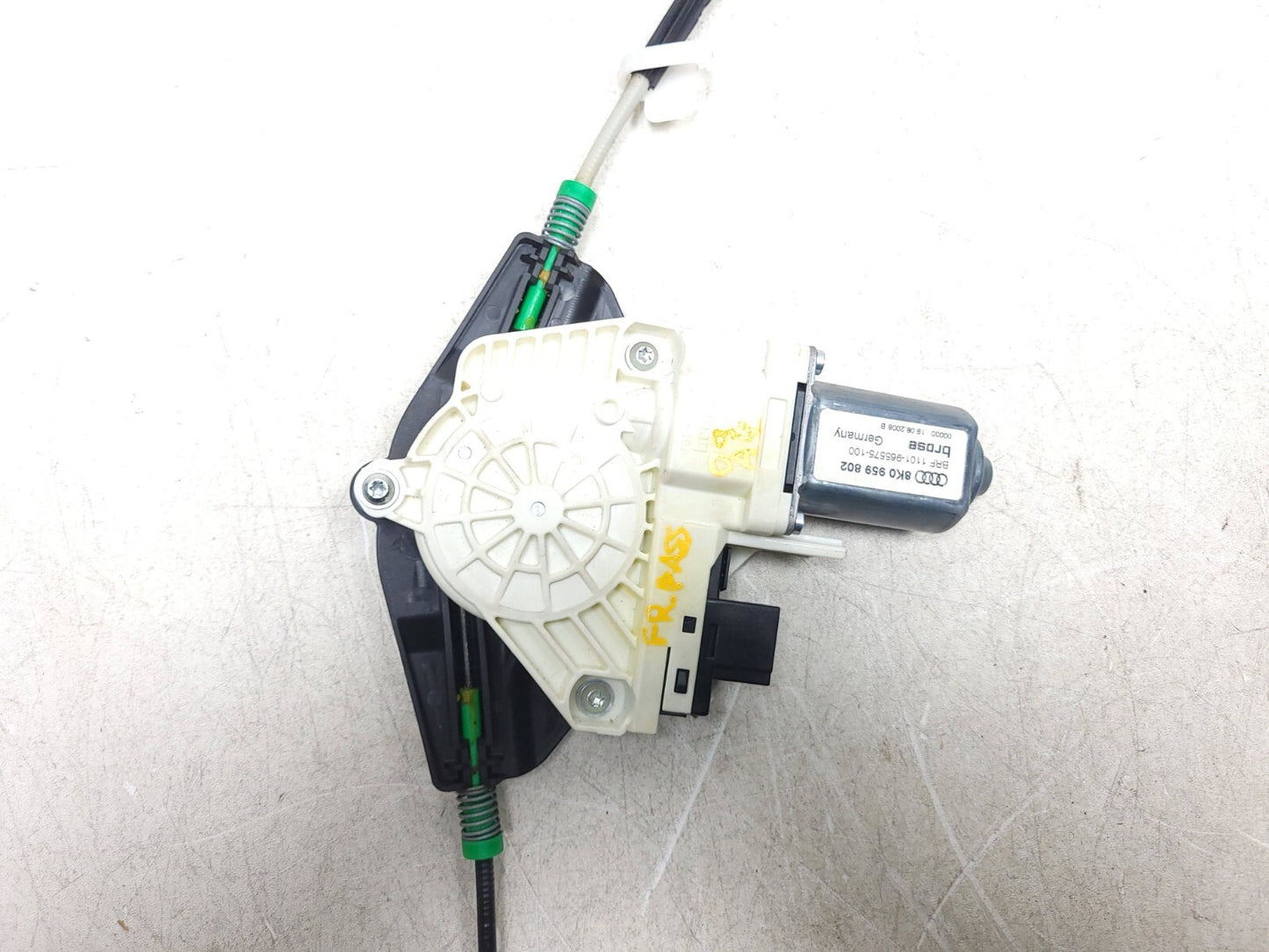 09 - 16 Audi A4 S4 Sedan Front Window Regulator & Motor Passenger Side Right OEM