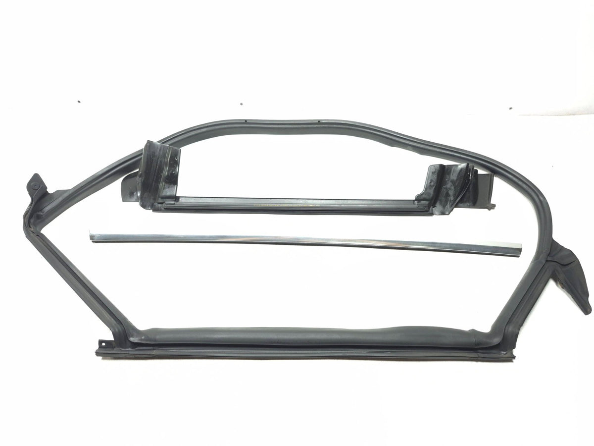 2020 Tesla Model 3 Rear Door Seal & Belt Molding Passenger Side 3 Pcs OEM