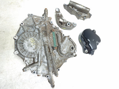 2013 Honda Fit 1.5l Automatic Transmission Cover & Bracket Driver Side Set OEM