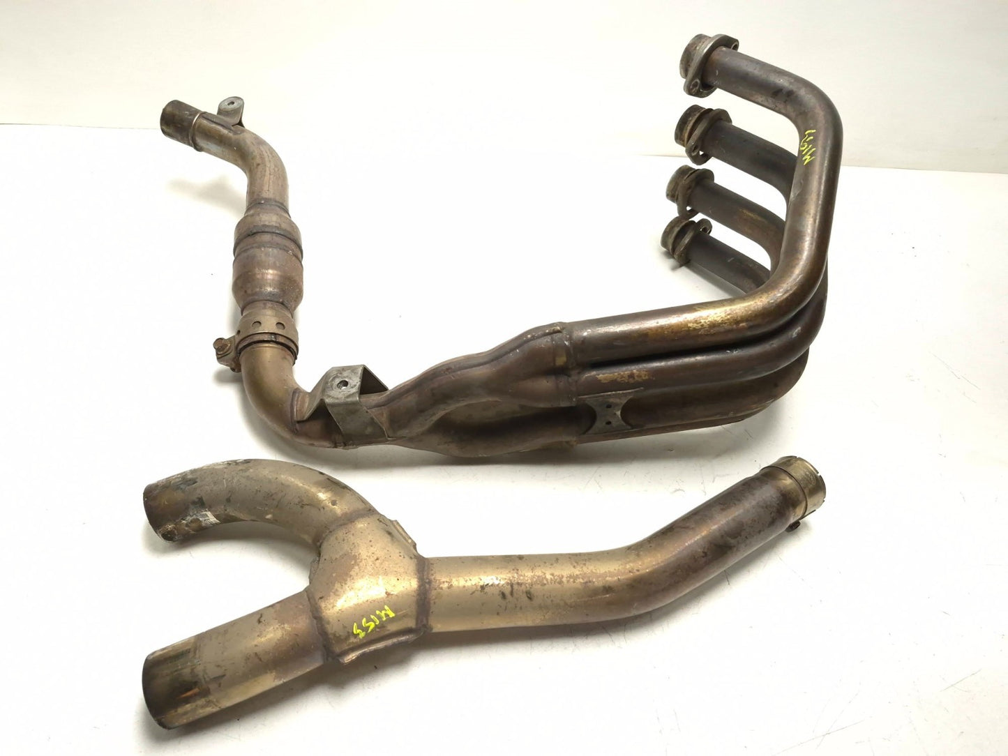 2004 Yamaha Fz6 S Exhaust Header & Mid Pipe Pair OEM