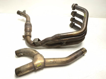 2004 Yamaha Fz6 S Exhaust Header & Mid Pipe Pair OEM