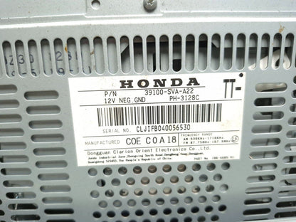 2006-2011 Honda Civic Cd Radio Receiver W/ Trim Bezel OEM