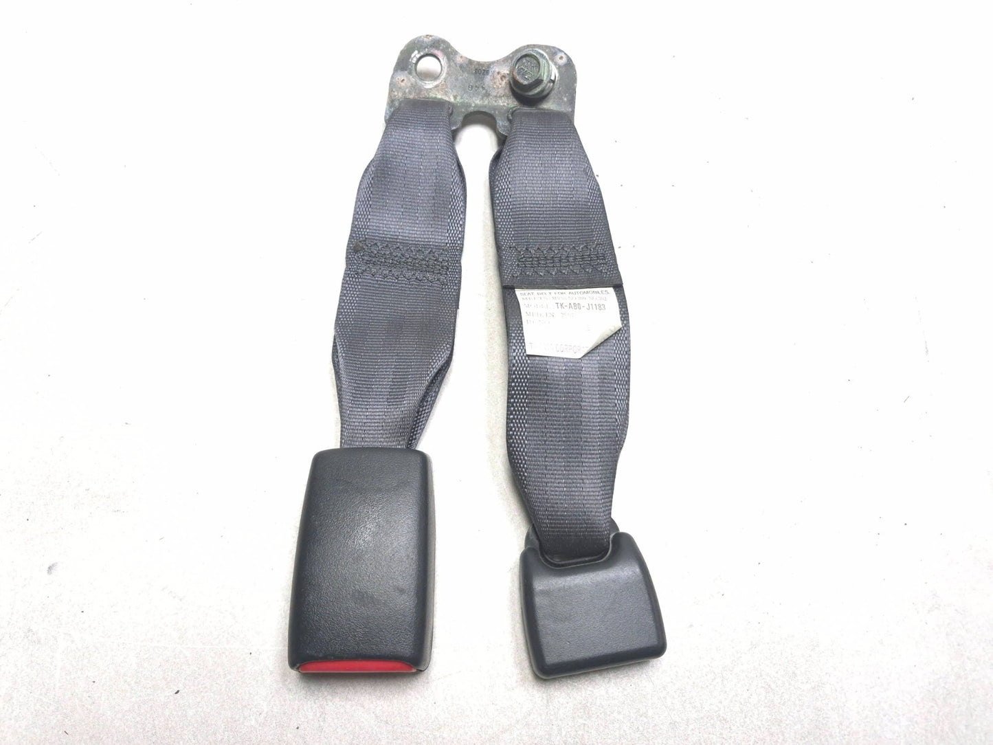 2007 Honda Fit Rear Seat Belt & Belt Buckle 3pcs OEM