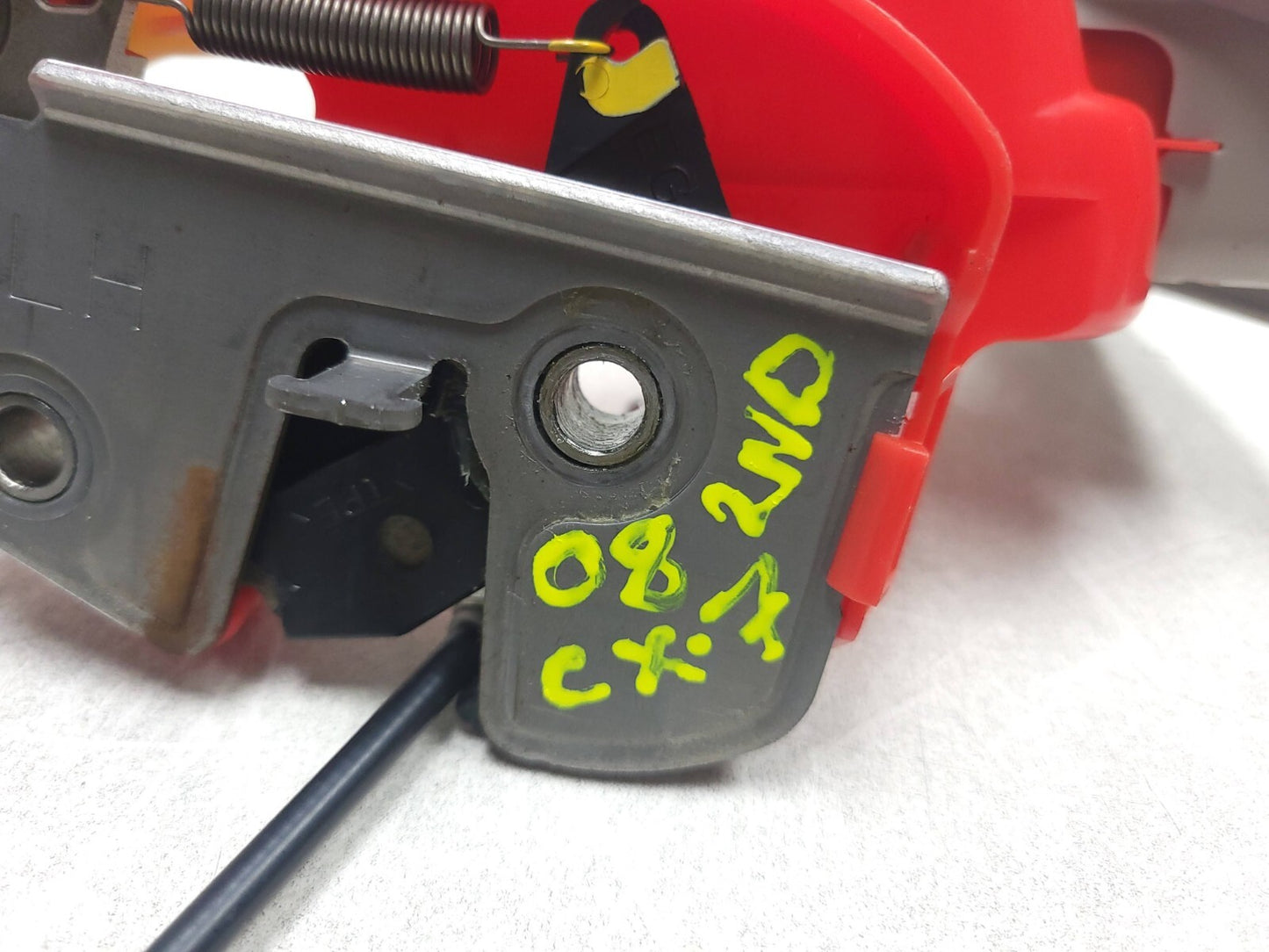 2009 Mazda Cx-7 2nd Row Seat Fold Lock Latch & Trim 8pcs OEM