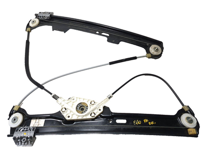 2007 BMW 530i E60 Front Window Regulator Driver Side Left Without Motor OEM