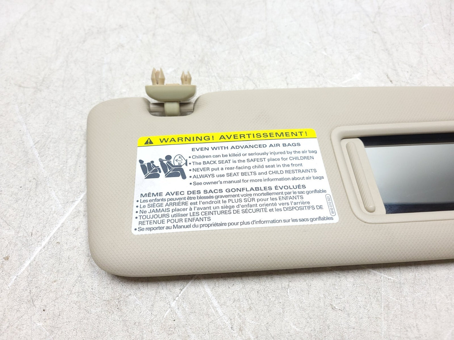 2009 - 2016 Audi A4 S4 Sedan Sun Visor  Left & Right OEM