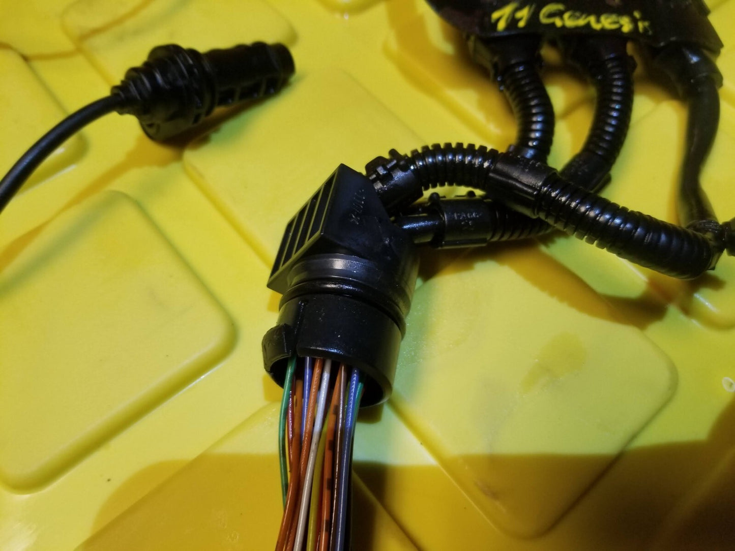 2011 Genesis Coupe Valve Body Wire Harness Speed Sensor 2.0l R471 OEM