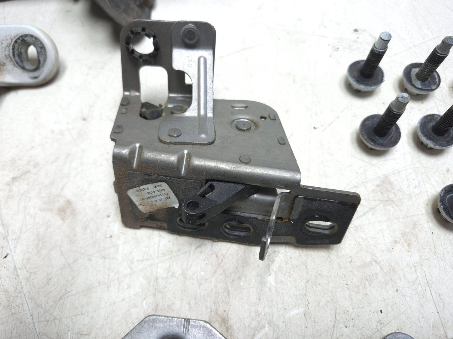 2016 Ford Transit Connect Rear Sliding Door Hinge & Latch Driver Side Left OEM