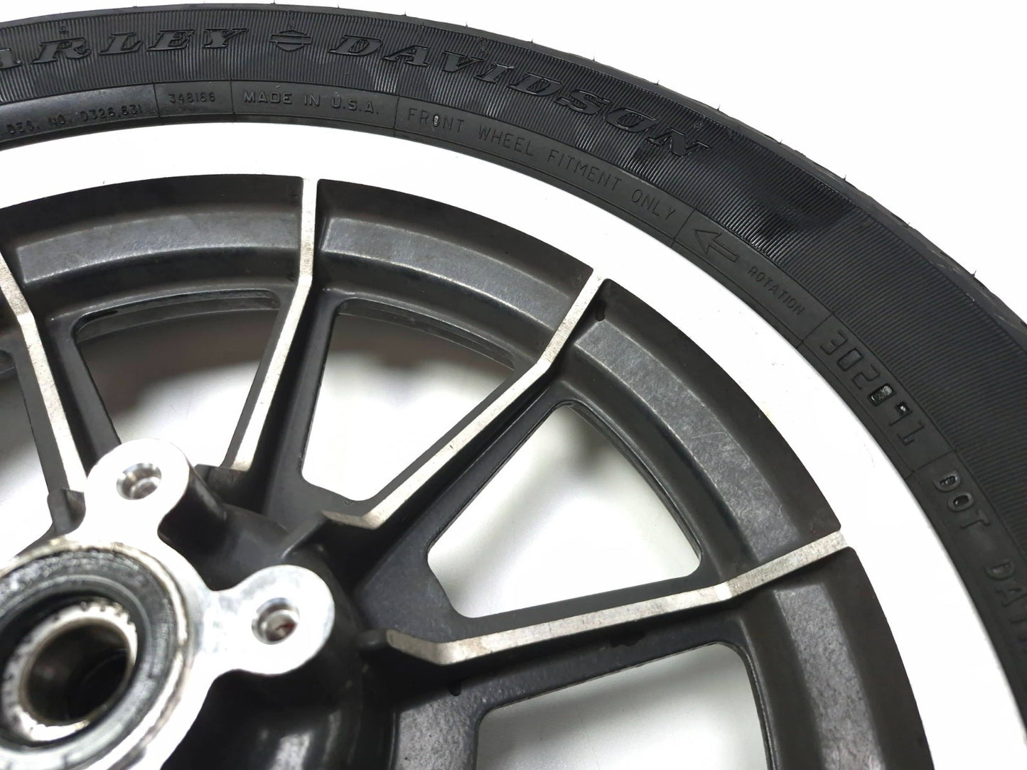 1987 - 1999 Harley-davidson Electra Glide Flhtc Wheel Rim W/ Tire Front & Rear