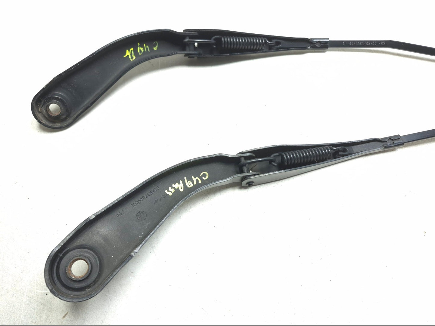 2013 BMW 328i F30 Front Wiper Arm Left & Right Pair OEM