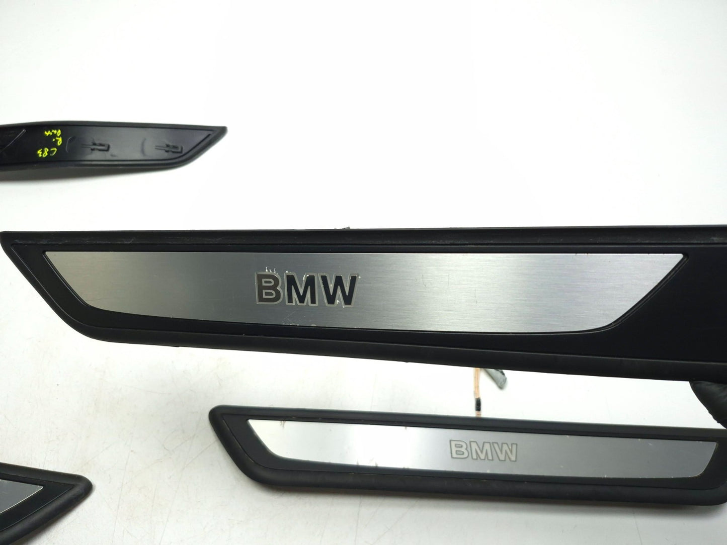 2011 BMW 750li Door Sill Scuff Plate Trim Front & Rear 4pcsoem