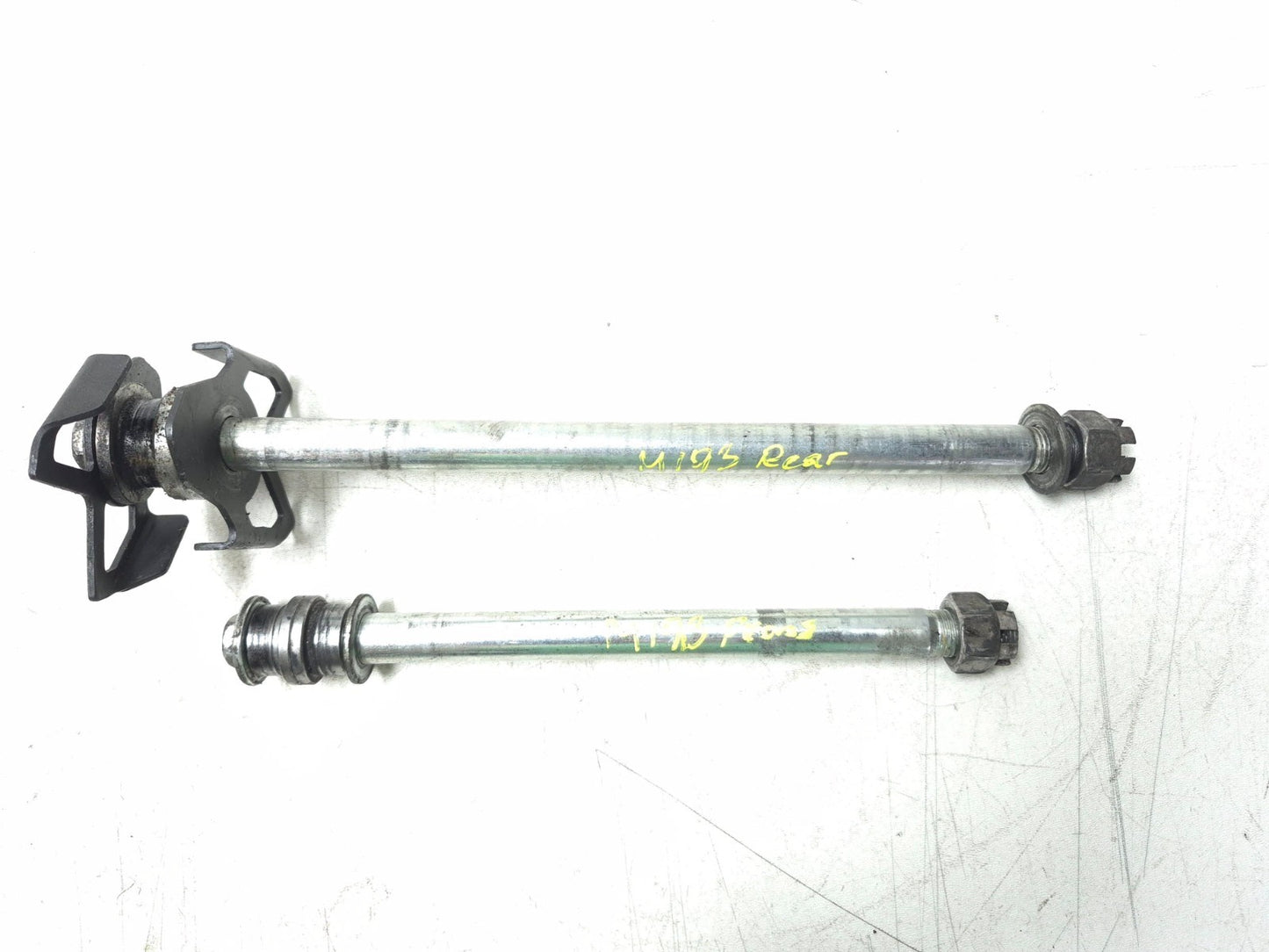 2019 Kawasaki Er400 Z400 Wheel Axle Front & Rear Pair OEM