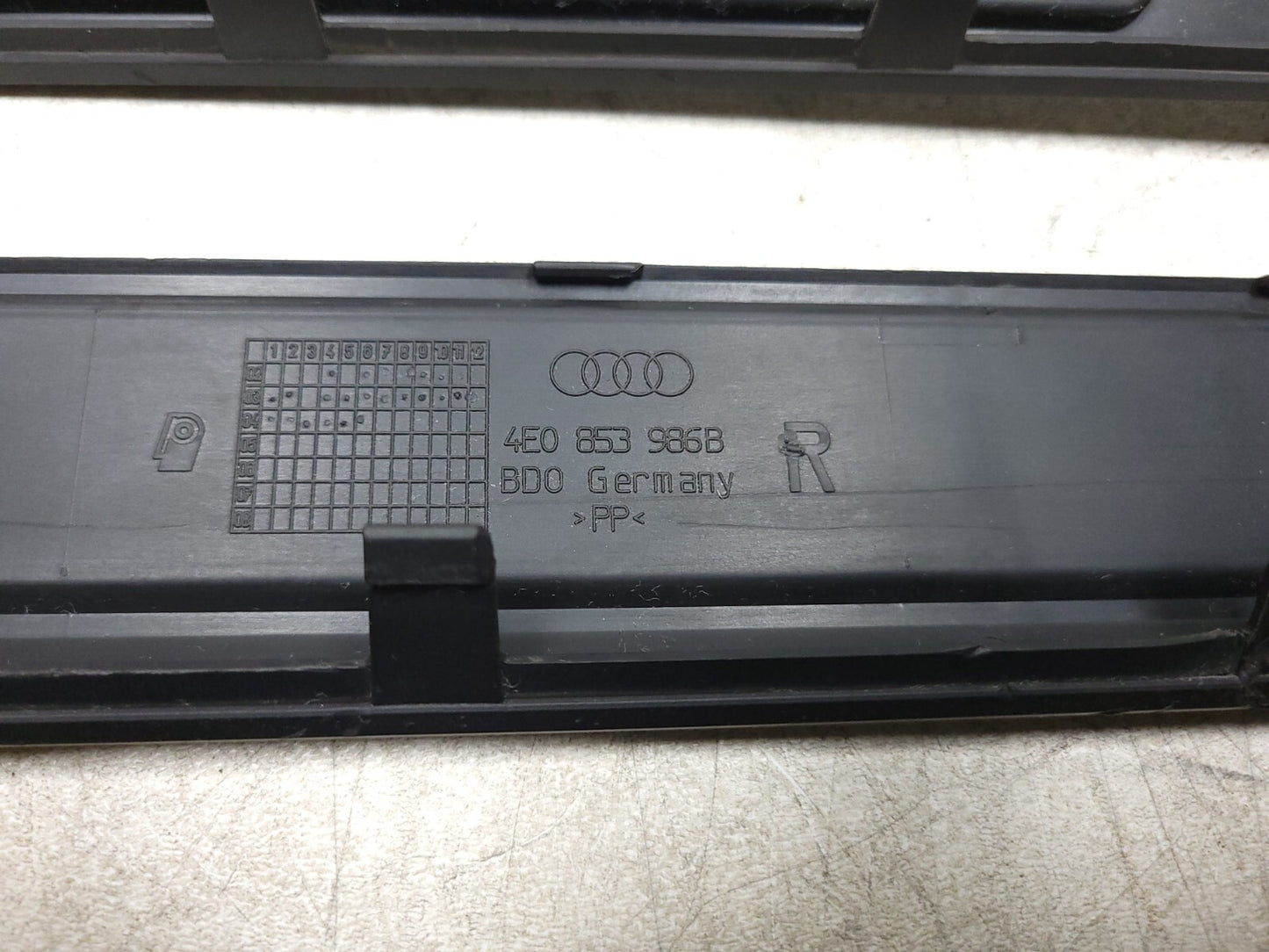 2004 - 2010 Audi A8l Door Sill Scuff Plate Trim 4pcs OEM