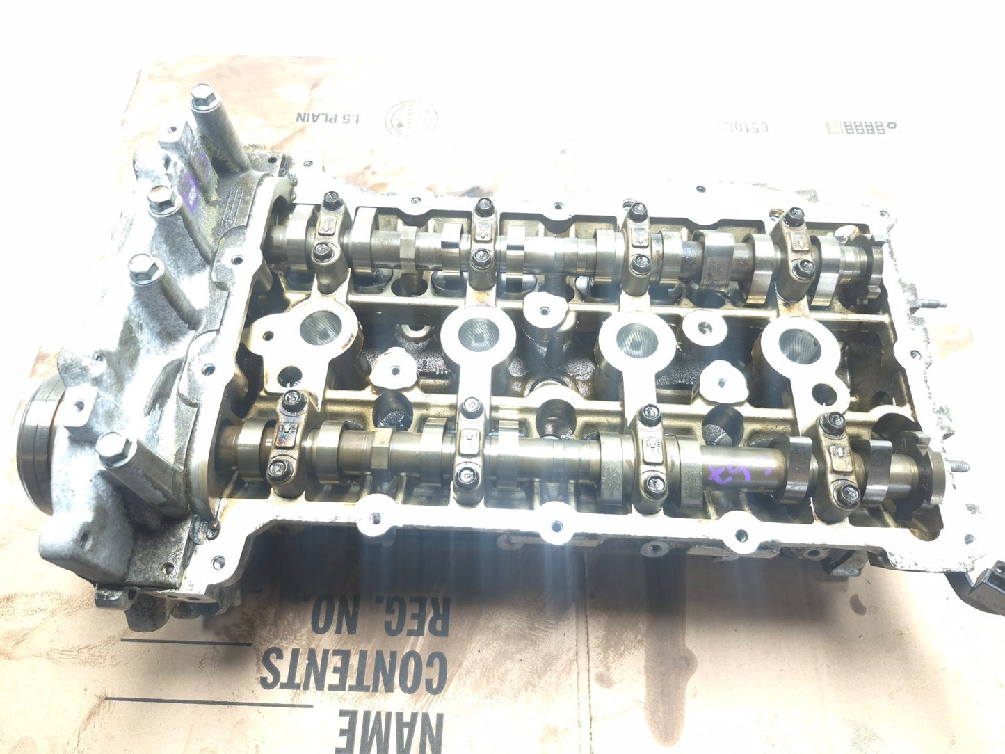 2018 Hyundai Sonata 2.4l Engine Cylinder Head W/ Camshaft Assy OEM