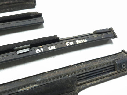 2001 Mercedes W163 Ml320 Ml350 Door Window Belt Weatherstrip Molding 4pcs OEM