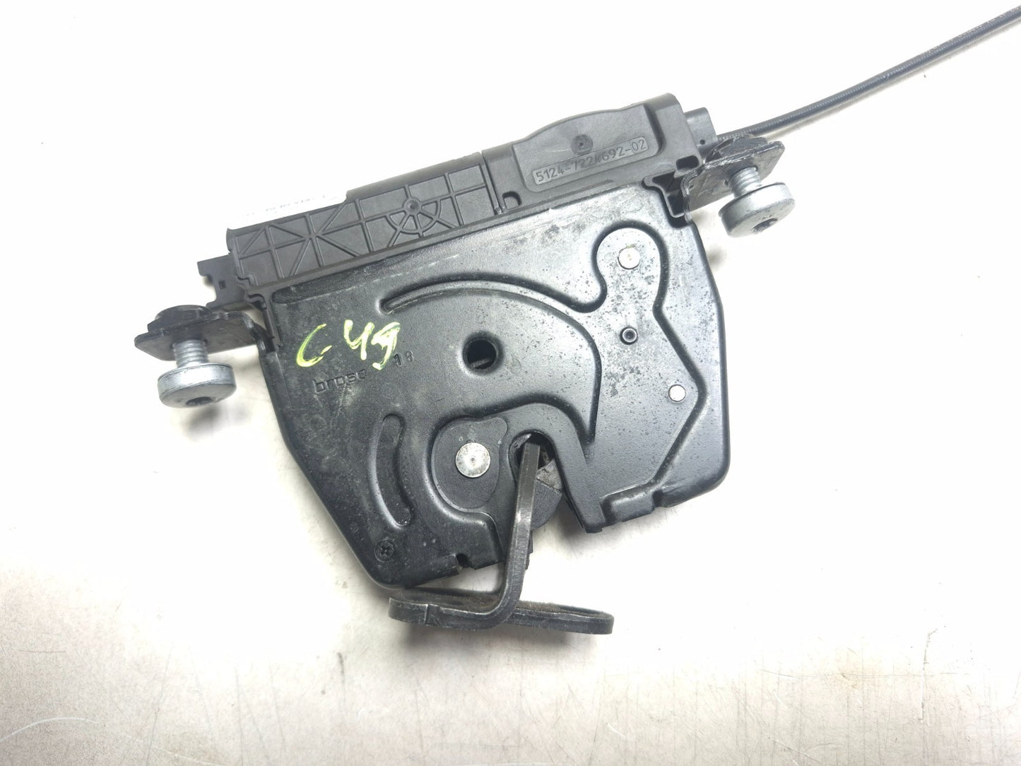 2013 BMW 328i F30 Rear Trunk Lid Lock Latch Release Actuator  OEM
