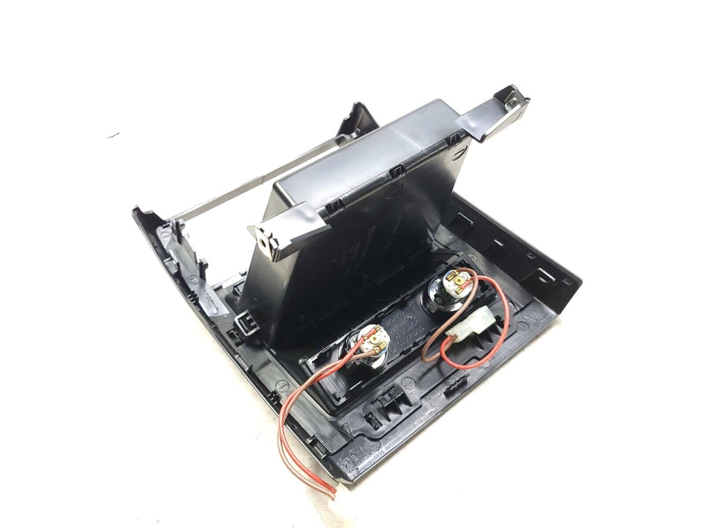 14-18 BMW X5 F15 Center Console Trim Rear W/ 12v Socket OEM